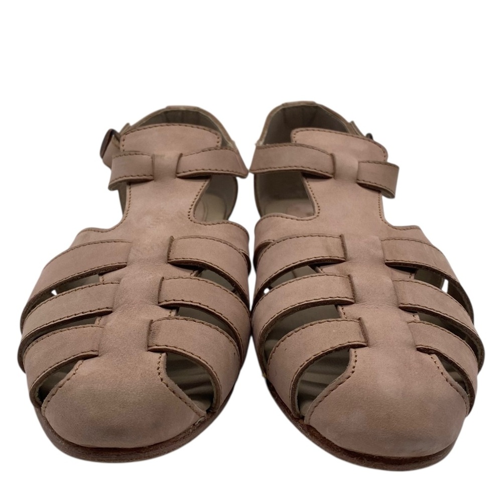 Wolverine Womens Shoes Leather Flats Size 7 Tan Sandals Casual Buckle Neutral - Picture 8 of 13